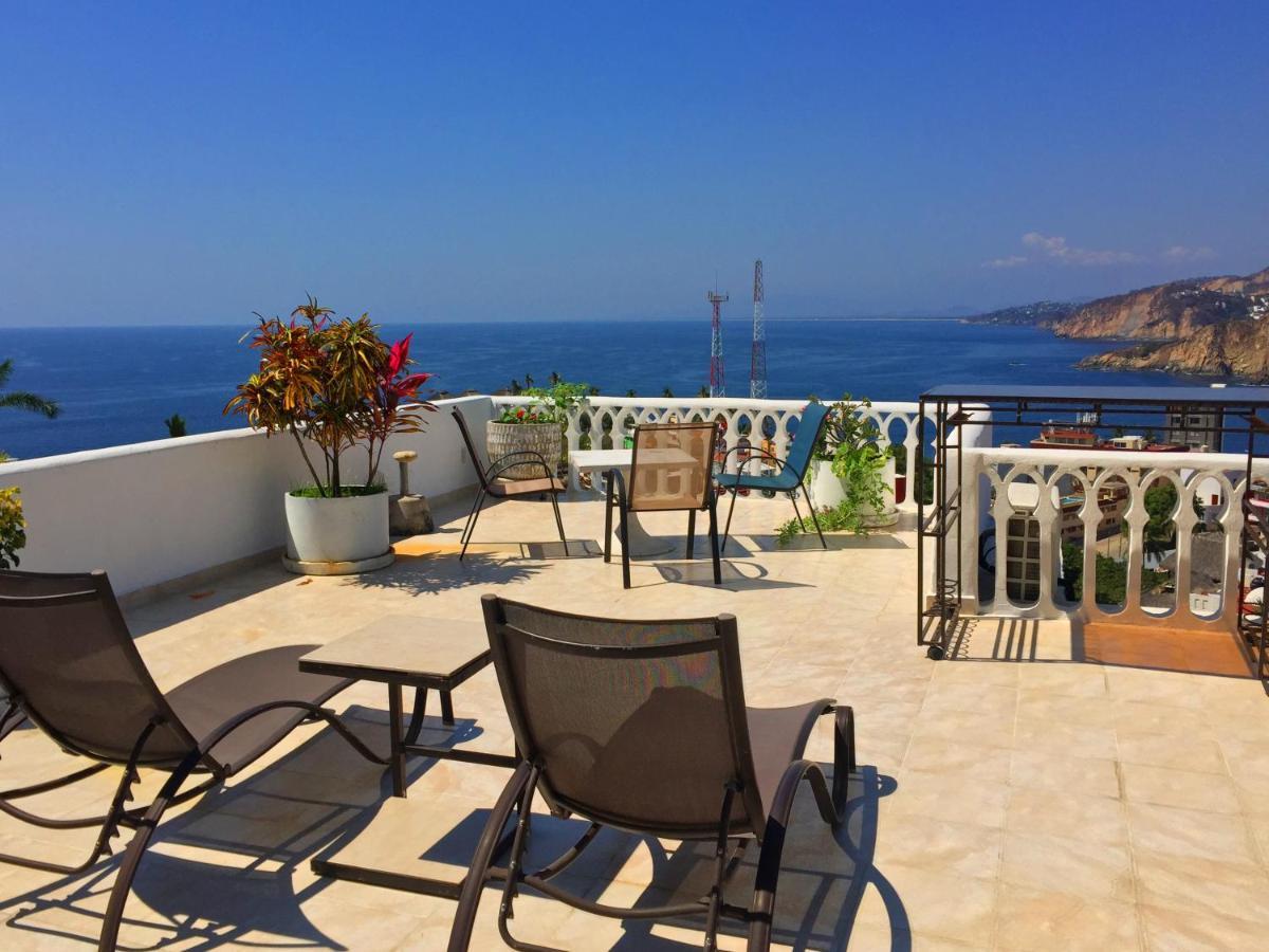 Penthouse Vlm Gran Terraza 200 Metros Vista Inmejorable Piscina Gigante Villa Acapulco Exterior photo